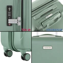 CarryOn Skyhopper Reiskoffer - 78cm TSA Trolley Met OKOBAN - Dubbele Wielen - Olijf 17 CarryOn Skyhopper Reiskoffer - 78cm TSA Trolley Met OKOBAN - Dubbele Wielen - Olijf -Bagage Kortingen Winkel 1200x1200 1607