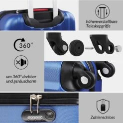 Deuba Hard Case Koffer Baseline L Navyblauw -Bagage Kortingen Winkel 1200x1200 1619