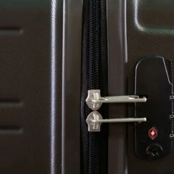 ©TROLLEYZ - Amsterdam No.9 - Reiskoffer 69cm Met TSA Slot - Dubbele Wielen - 360° Spinners - 100% ABS - Reiskoffer In Cloudy Grey -Bagage Kortingen Winkel 1200x1200 1642