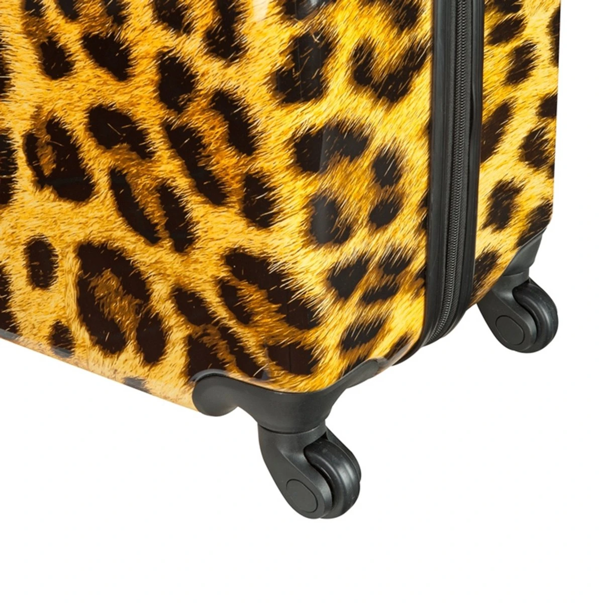 Princess Traveller Animal Print - Reiskoffer – Leopard - Large - 76 Cm 8 Princess Traveller Animal Print - Reiskoffer – Leopard - Large - 76 Cm - Afbeelding 6