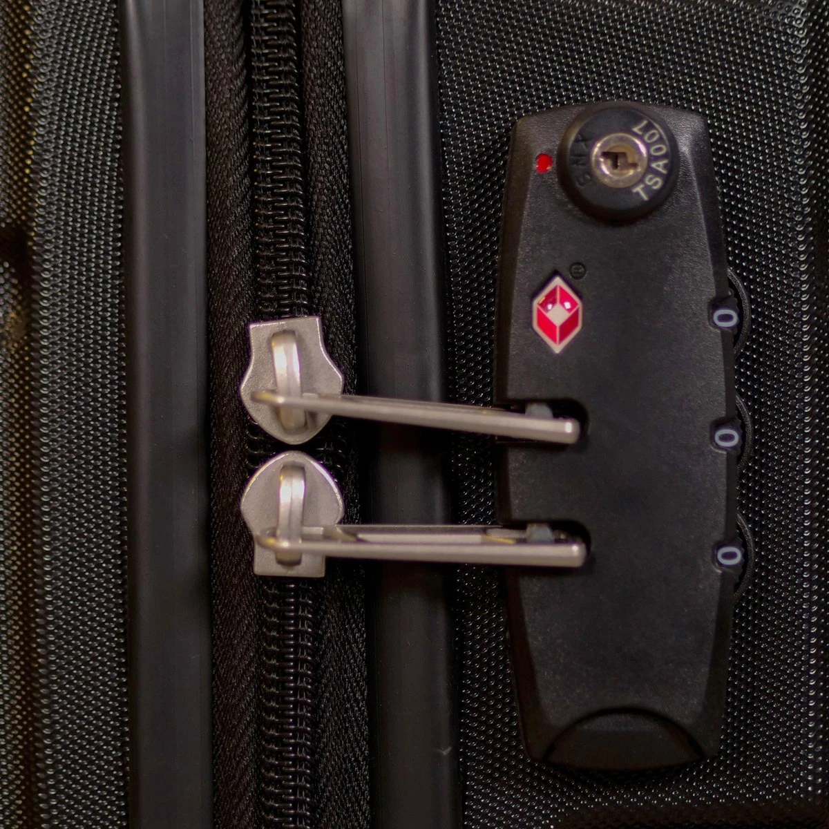 ©TROLLEYZ - Amsterdam No.9 - Reiskoffer 69cm Met TSA Slot - Dubbele Wielen - 360° Spinners - 100% ABS - Reiskoffer In Night Black 7 ©TROLLEYZ - Amsterdam No.9 - Reiskoffer 69cm Met TSA Slot - Dubbele Wielen - 360° Spinners - 100% ABS - Reiskoffer In Night Black - Afbeelding 5