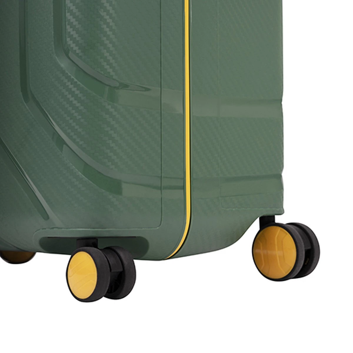 CarryOn Steward TSA Reiskoffer - 65cm Trolley Met Kliksloten - Dubbele Wielen - Groen 10 CarryOn Steward TSA Reiskoffer - 65cm Trolley Met Kliksloten - Dubbele Wielen - Groen - Afbeelding 8