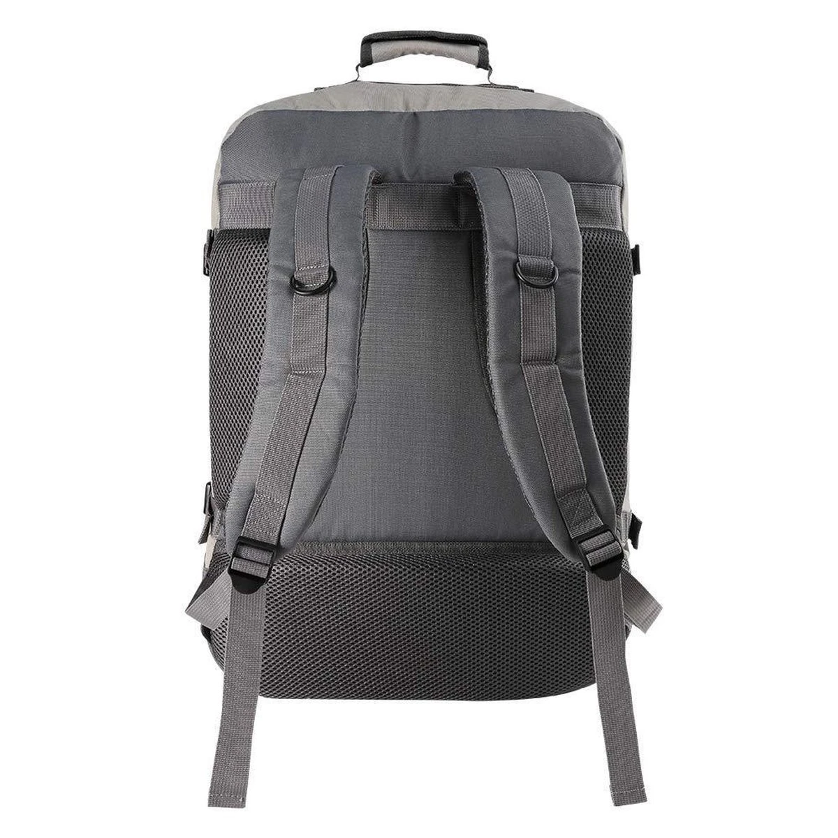 CabinMax Metz Reistas– Handbagage 44L- Rugzak – Schooltas - Backpack 55x40x20cm – Lichtgewicht - Vintage Grijs (MZ V-GY) 6 CabinMax Metz Reistas– Handbagage 44L- Rugzak – Schooltas - Backpack 55x40x20cm – Lichtgewicht - Vintage Grijs (MZ V-GY) - Afbeelding 4