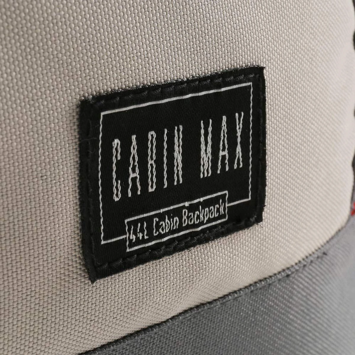 CabinMax Metz Reistas– Handbagage 44L- Rugzak – Schooltas - Backpack 55x40x20cm – Lichtgewicht - Vintage Grijs (MZ V-GY) 9 CabinMax Metz Reistas– Handbagage 44L- Rugzak – Schooltas - Backpack 55x40x20cm – Lichtgewicht - Vintage Grijs (MZ V-GY) - Afbeelding 7