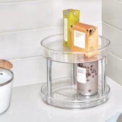 Lazy Susan Draaiplateau Met Verdieping, 23 X 23 X 24, Kunststof, Transparant - IDesign | Linus 16 Lazy Susan Draaiplateau Met Verdieping, 23 X 23 X 24, Kunststof, Transparant - IDesign | Linus -Bagage Kortingen Winkel 1200x1200 2060