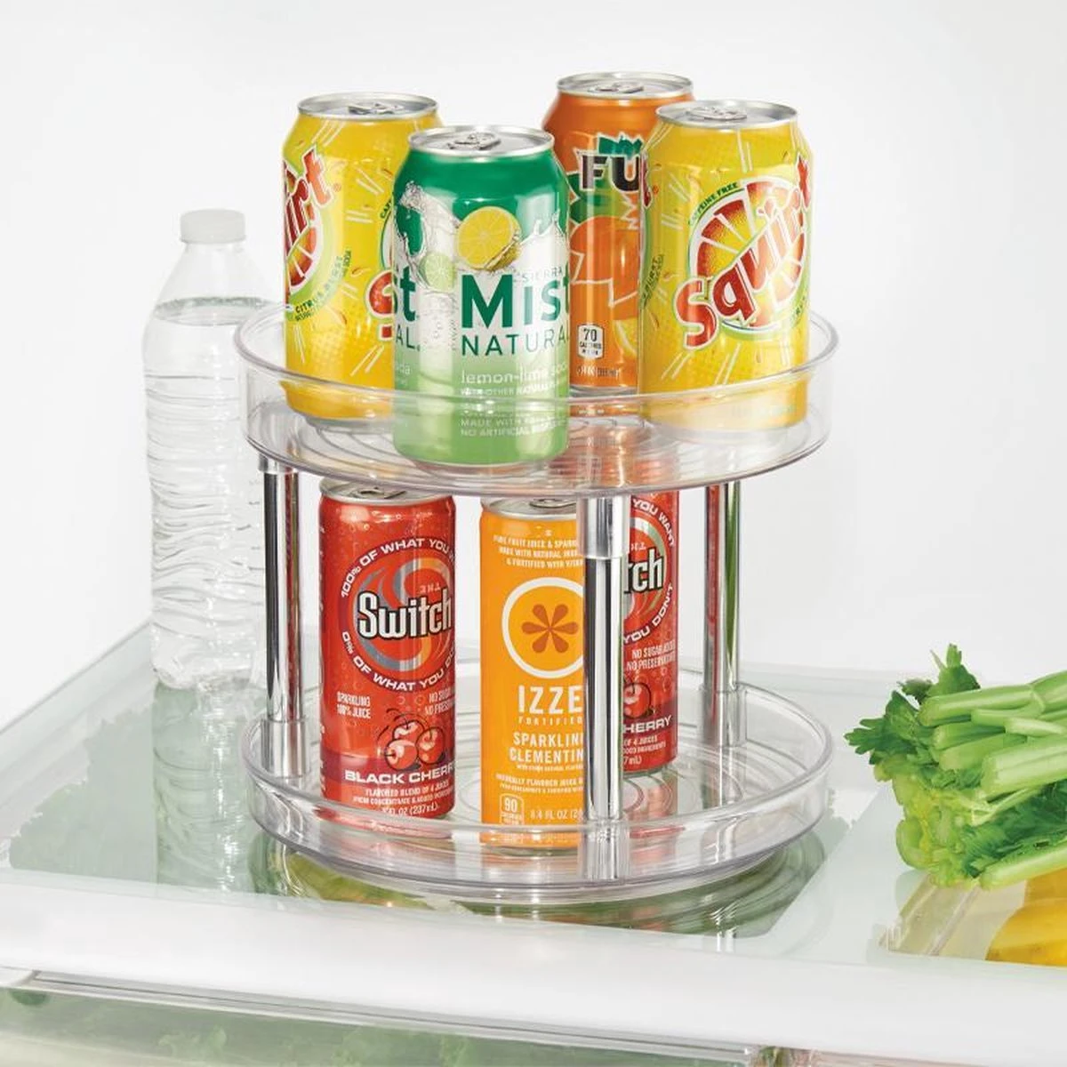 Lazy Susan Draaiplateau Met Verdieping, 23 X 23 X 24, Kunststof, Transparant - IDesign | Linus 10 Lazy Susan Draaiplateau Met Verdieping, 23 X 23 X 24, Kunststof, Transparant - IDesign | Linus - Afbeelding 8