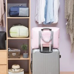 Merkloos TDR-Draagbare Opvouwbare Opbergtas -Handbagage Reistas-Weekendtas- Roze 16 Merkloos TDR-Draagbare Opvouwbare Opbergtas -Handbagage Reistas-Weekendtas- Roze -Bagage Kortingen Winkel 1200x1200 2084