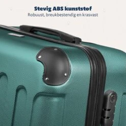 TRVLMORE Koffer - Handbagage - 54x36x20cm - 38L - Donkergroen 23 TRVLMORE Koffer - Handbagage - 54x36x20cm - 38L - Donkergroen -Bagage Kortingen Winkel 1200x1200 211