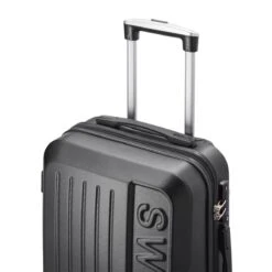 Swiss - Lausanne Handbagage Koffer 55x40x25 Cm - 4 Wielen - TSA-cijferslot - Zwart -Bagage Kortingen Winkel 1200x1200 241