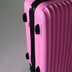 Handbagage Koffer 55cm Roze 4 Wielen Trolley Met Pin Slot -Bagage Kortingen Winkel 1200x1200 336