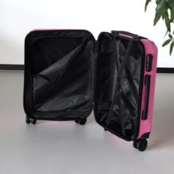 Handbagage Koffer 55cm Roze 4 Wielen Trolley Met Pin Slot -Bagage Kortingen Winkel 1200x1200 337