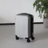Handbagage Koffer 55cm Zilver 4 Wielen Trolley Met Pin Slot -Bagage Kortingen Winkel 1200x1200 356