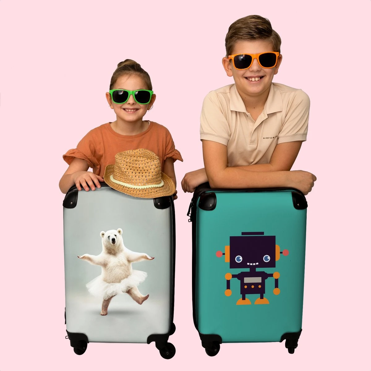 NoBoringSuitcases.com® Koffer - IJsbeer - Rok - Wit - Portret - Dieren - Trolley Op Wieltjes - Reiskoffer - Past Binnen 55x40x20 Cm En 55x35x25 Cm - Fotokoffer 9 NoBoringSuitcases.com® Koffer - IJsbeer - Rok - Wit - Portret - Dieren - Trolley Op Wieltjes - Reiskoffer - Past Binnen 55x40x20 Cm En 55x35x25 Cm - Fotokoffer - Afbeelding 7