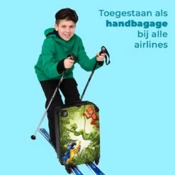 NoBoringSuitcases.com® Koffer - Jungle - Dieren - Groen - Kinderen - Past Binnen 55x40x20 Cm En 55x35x25 Cm - Handbagage - Trolley - Fotokoffer - Cabin Size - Print 16 NoBoringSuitcases.com® Koffer - Jungle - Dieren - Groen - Kinderen - Past Binnen 55x40x20 Cm En 55x35x25 Cm - Handbagage - Trolley - Fotokoffer - Cabin Size - Print -Bagage Kortingen Winkel 1200x1200 40