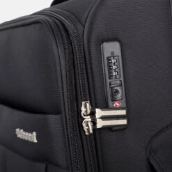 Decent D-Upright Handbagage Koffer - 55 Cm - TSA Slot - Zwart -Bagage Kortingen Winkel 1200x1200 412