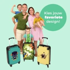 NoBoringSuitcases.com® Koffer - Jungle - Dieren - Groen - Kinderen - Past Binnen 55x40x20 Cm En 55x35x25 Cm - Handbagage - Trolley - Fotokoffer - Cabin Size - Print 19 NoBoringSuitcases.com® Koffer - Jungle - Dieren - Groen - Kinderen - Past Binnen 55x40x20 Cm En 55x35x25 Cm - Handbagage - Trolley - Fotokoffer - Cabin Size - Print -Bagage Kortingen Winkel 1200x1200 43