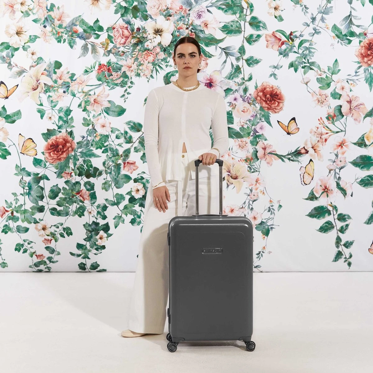 SUITSUIT - Blossom - December Sky - Reiskoffer (76 Cm) 4 SUITSUIT - Blossom - December Sky - Reiskoffer (76 Cm) - Afbeelding 2