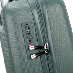 Decent Handbagage Koffer / Trolley / Reiskoffer - 55 Cm - 38 Liter - ABS - Tranporto - Groen -Bagage Kortingen Winkel 1200x1200 498