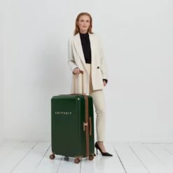 SUITSUIT - Fab Seventies Classic - Beetle Green - Reiskoffer (76 Cm) -Bagage Kortingen Winkel 1200x1200 555