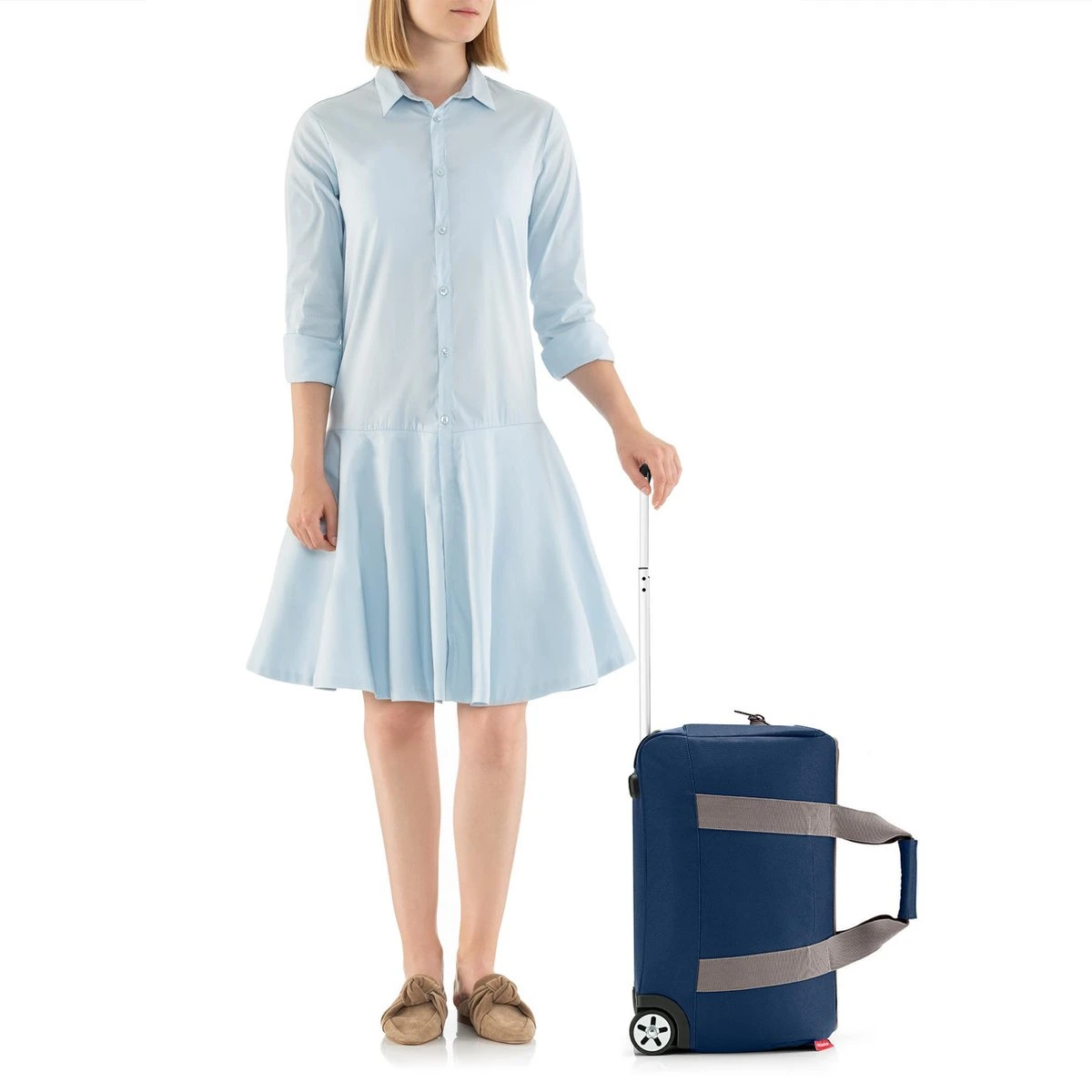 Reisenthel Allrounder Trolley Reiskoffer Reistas Op 2 Wielen - 30L - Dark Blue Donkerblauw 10 Reisenthel Allrounder Trolley Reiskoffer Reistas Op 2 Wielen - 30L - Dark Blue Donkerblauw - Afbeelding 8