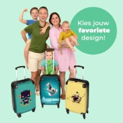 NoBoringSuitcases.com® Koffer - Koe - Ballet - Rok - Portret - Dieren - Trolley Op Wieltjes - Handbagagekoffer - Past Binnen 55x40x20 Cm En 55x35x25 Cm - Reiskoffer -Bagage Kortingen Winkel 1200x1200 603