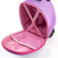 Kinderstep | Reiskoffer Met Wielen - FDBW - Koffer Kinderen | Paarse Eenhoorn | Step Met 3 Wielen - Bouncy Box 50 Kilo 40x20x25 Cm + Nekkussen Vliegtuig -Bagage Kortingen Winkel 1200x1200 644