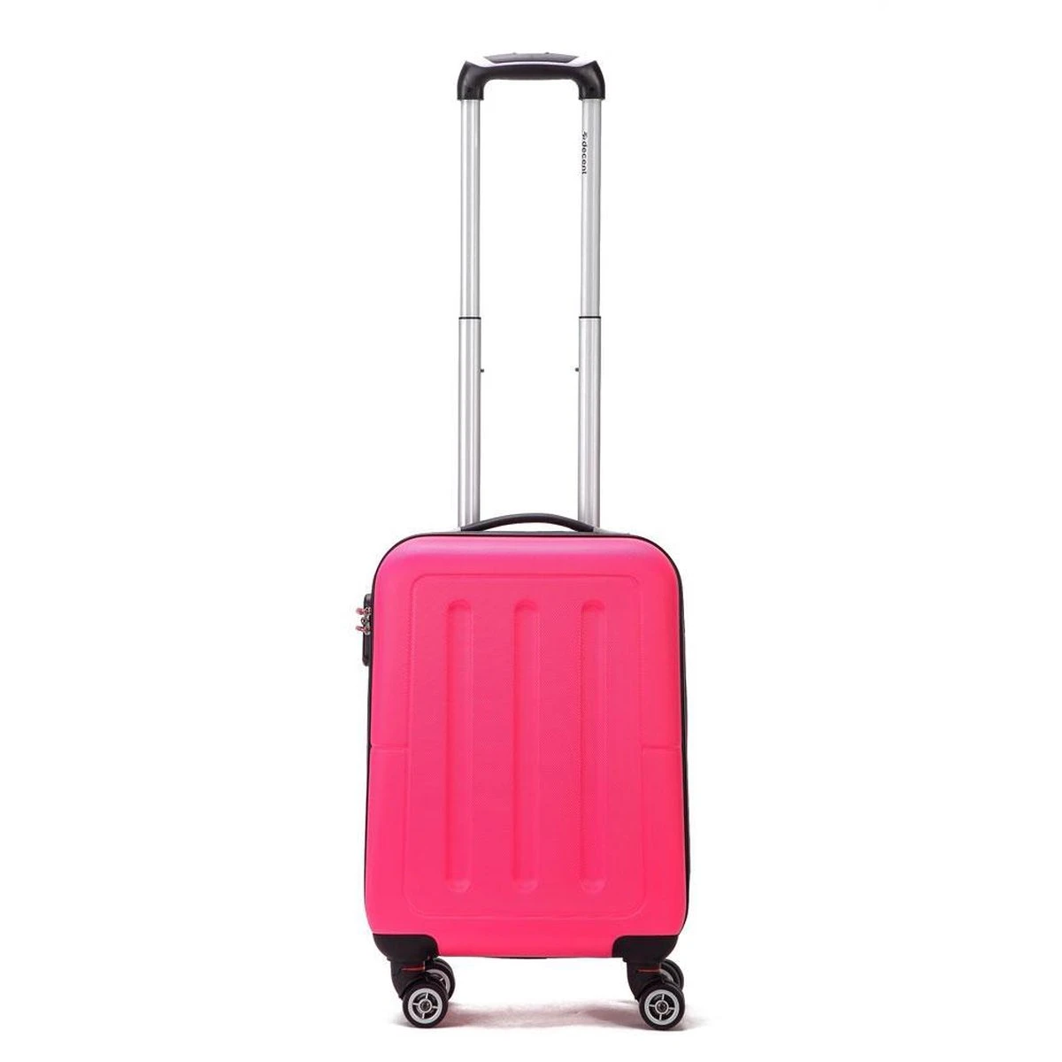 Decent Handbagage Koffer / Trolley / Reiskoffer - 50 Cm - 32 Liter - ABS - Neon-Fix - Roze 12 Decent Handbagage Koffer / Trolley / Reiskoffer - 50 Cm - 32 Liter - ABS - Neon-Fix - Roze - Afbeelding 10