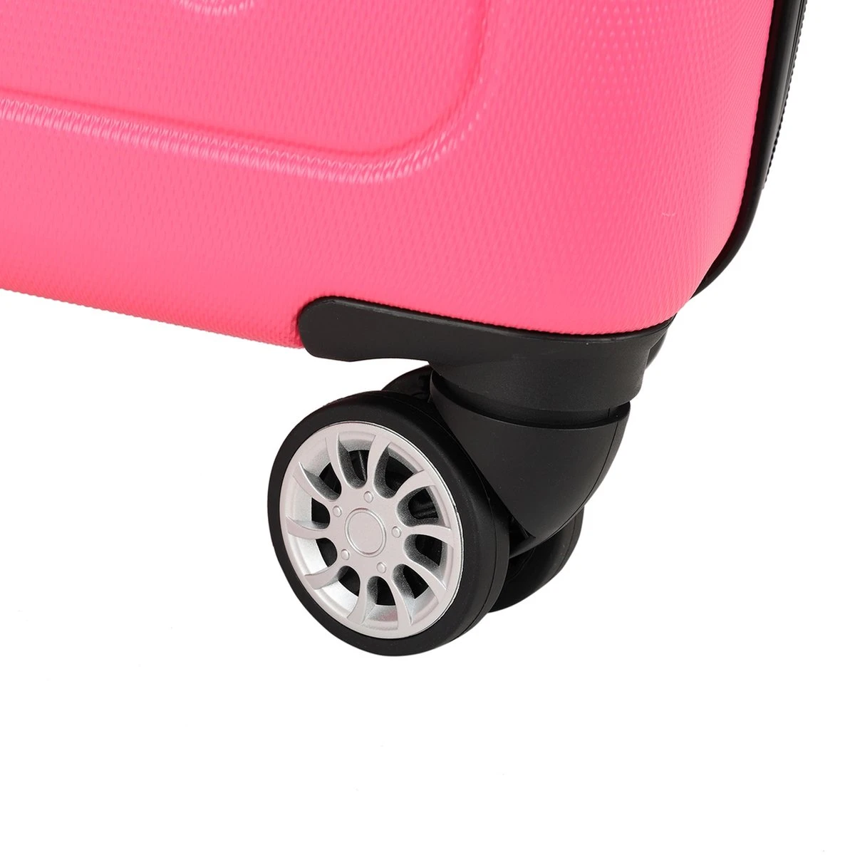 Decent Handbagage Koffer / Trolley / Reiskoffer - 50 Cm - 32 Liter - ABS - Neon-Fix - Roze 16 Decent Handbagage Koffer / Trolley / Reiskoffer - 50 Cm - 32 Liter - ABS - Neon-Fix - Roze - Afbeelding 14