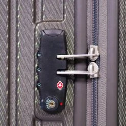 ©TROLLEYZ - Florence No.7 - Trolley - 55cm Met TSA Slot - Dubbele Wielen - 360° Spinners - 100% ABS - Handbagage Koffer In Cloudy Grey -Bagage Kortingen Winkel 1200x1200 723