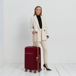 SUITSUIT - Fab Seventies Classic - Biking Red - Reiskoffer (66 Cm) -Bagage Kortingen Winkel 1200x1200 798