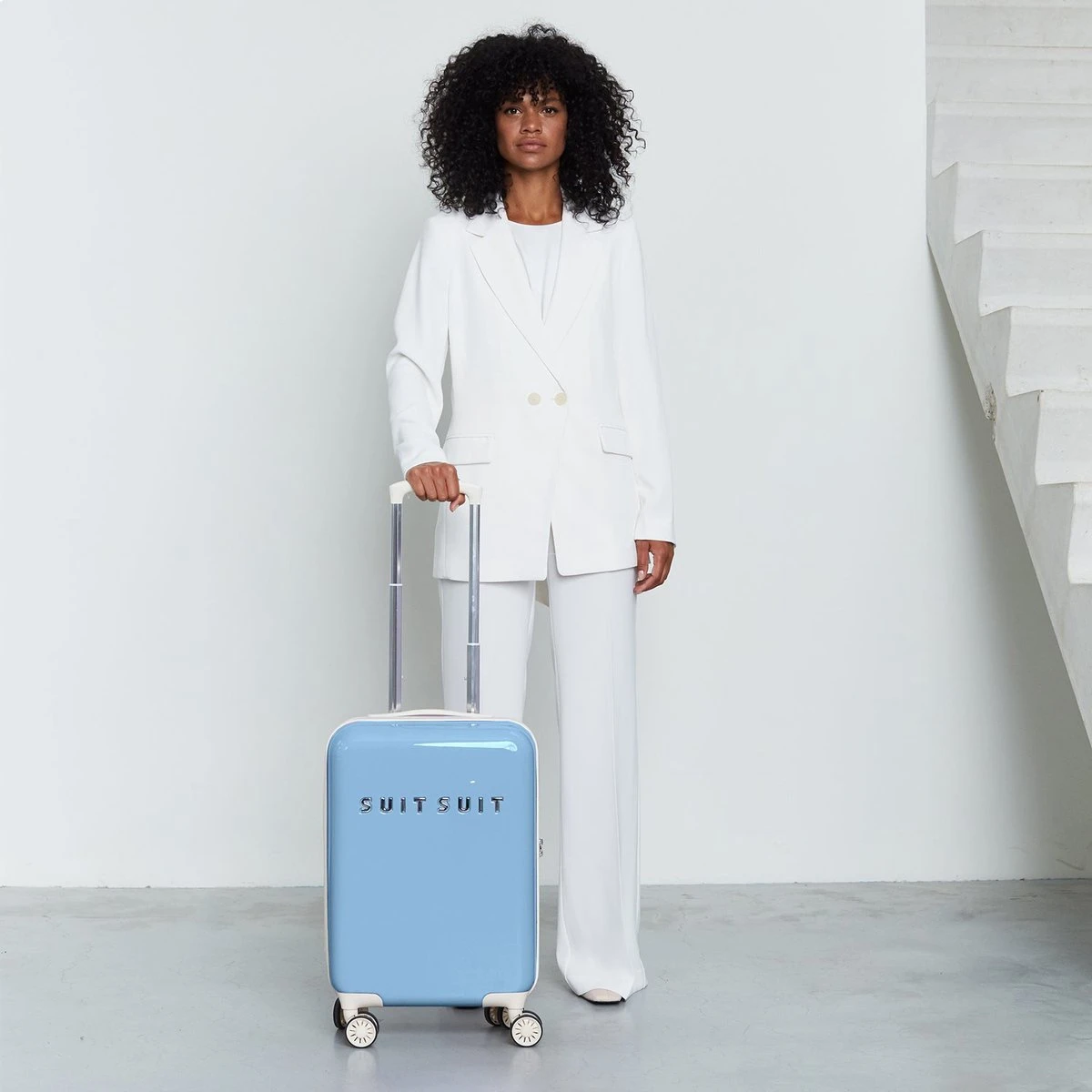 SUITSUIT - Fabulous Fifties - Alaska Blue - Handbagage (55 Cm) 4 SUITSUIT - Fabulous Fifties - Alaska Blue - Handbagage (55 Cm) - Afbeelding 2