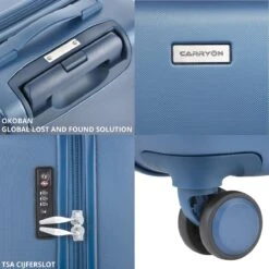 CarryOn Skyhopper Handbagage En Beautycase - 55cm TSA Trolley En Make-up Koffer - Blauw 15 CarryOn Skyhopper Handbagage En Beautycase - 55cm TSA Trolley En Make-up Koffer - Blauw -Bagage Kortingen Winkel 1200x1200 915