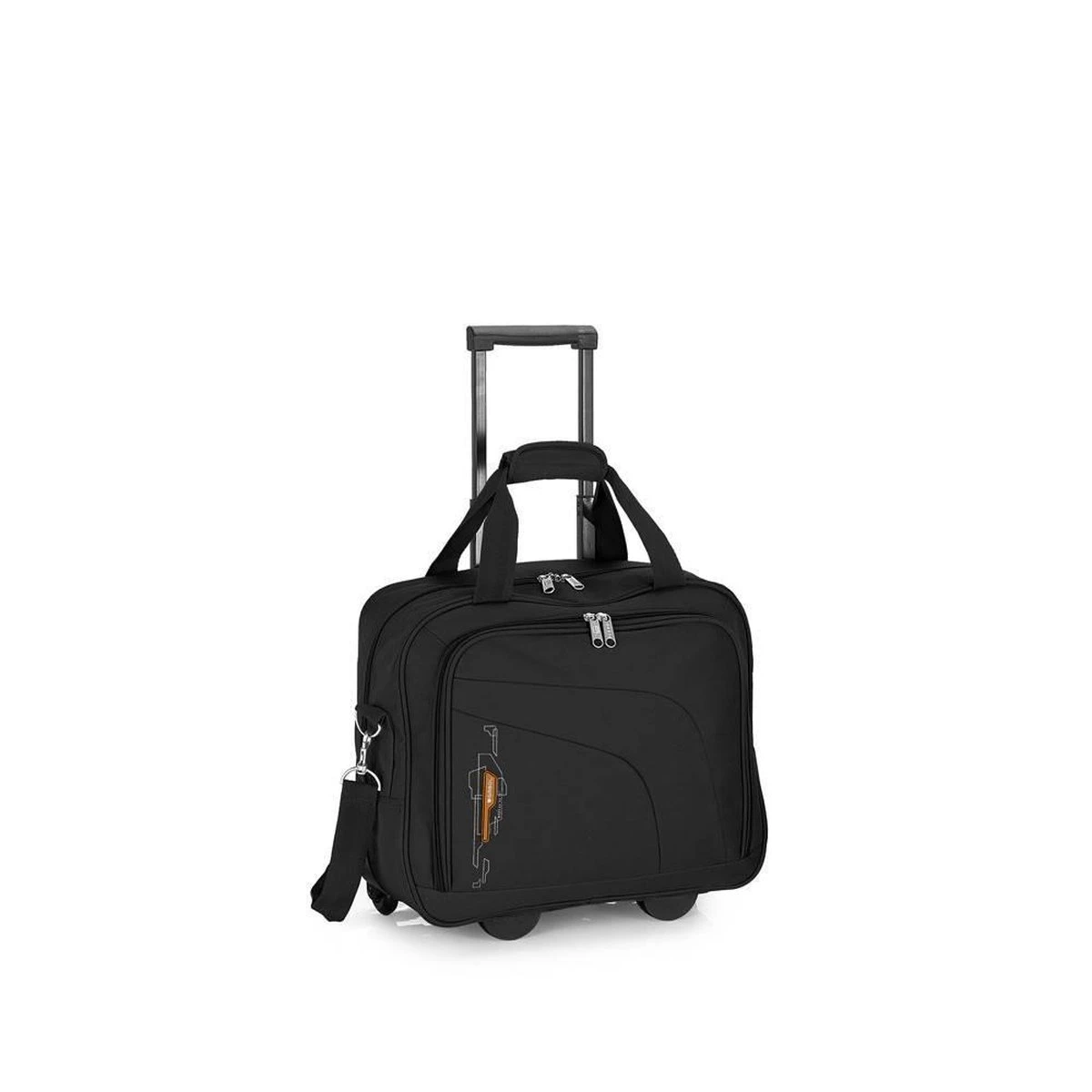 Gabol Laptoptrolleys Week - Zwart 6 Gabol Laptoptrolleys Week - Zwart - Afbeelding 4