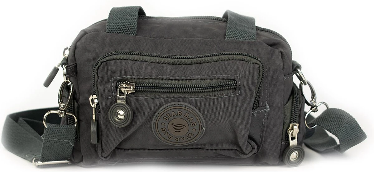 Starbag Reistas Crinkle-nylon Unisex Zwart - (014-6) - Kleine Tas - 6 Starbag Reistas Crinkle-nylon Unisex Zwart - (014-6) - Kleine Tas - - Afbeelding 4