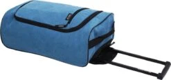 Norländer Lyon Canvas Trolley Trolleytas Blauw -Bagage Kortingen Winkel 1200x562