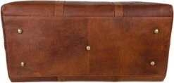 Fana Bags Leren Weekendtas Cognac - Leren Reistas - Grote Reistas Leder - Cadeau Mannen - Reistas/Weekendtas/Sporttas Echt Leer - Duffel Bag -Bagage Kortingen Winkel 1200x575