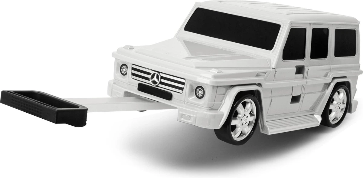 Mercedes-Benz G63 - Grijs - Kinderkoffer - Kinder Trolley - 20L 6 Mercedes-Benz G63 - Grijs - Kinderkoffer - Kinder Trolley - 20L - Afbeelding 4