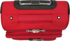 SB Travelbags Bagage Stoffen Koffer 75cm 4 Wielen Trolley - Rood -Bagage Kortingen Winkel 1200x709