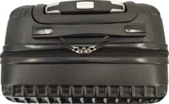 SB Travelbags Handbagage Koffer 55cm 4 Wielen Trolley - Zwart -Bagage Kortingen Winkel 1200x745 3