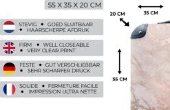 MuchoWow® Koffer - Marmer - Roze - Luxe - Marmerlook - Glitter - Design - Past Binnen 55x40x20 Cm En 55x35x25 Cm - Handbagage - Trolley - Fotokoffer - Cabin Size - Print 19 MuchoWow® Koffer - Marmer - Roze - Luxe - Marmerlook - Glitter - Design - Past Binnen 55x40x20 Cm En 55x35x25 Cm - Handbagage - Trolley - Fotokoffer - Cabin Size - Print -Bagage Kortingen Winkel 1200x779 1