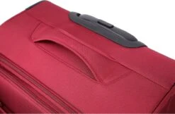 Decent D-Upright Medium Koffer - 66 Cm Expandable - TSA Slot - Bordeaux Rood -Bagage Kortingen Winkel 1200x787