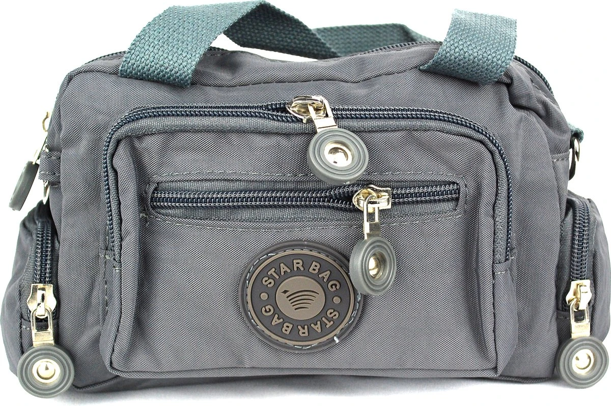 Starbag Reistas Crinkle-nylon Unisex Grijs - (014-25) - Kleine Tas - 3 Starbag Reistas Crinkle-nylon Unisex Grijs - (014-25) - Kleine Tas -