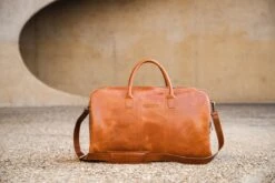 NEGOTIA Delta - Leren Weekendtas - Leren Reistas - Duffel Bag - 100% Luxe Top-Grain Leer - Bruin -Bagage Kortingen Winkel 1200x800 109