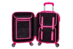 Decent Lumi Fix Handbagage Koffer - 55 Cm - Black/Pink -Bagage Kortingen Winkel 1200x800 30