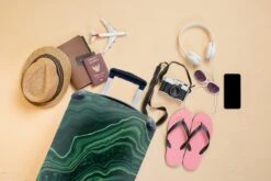 MuchoWow® Koffer - Marmer - Groen - Lijn - Past Binnen 55x40x20 Cm En 55x35x25 Cm - Handbagage - Trolley - Fotokoffer - Cabin Size - Print 14 MuchoWow® Koffer - Marmer - Groen - Lijn - Past Binnen 55x40x20 Cm En 55x35x25 Cm - Handbagage - Trolley - Fotokoffer - Cabin Size - Print -Bagage Kortingen Winkel 1200x800 40