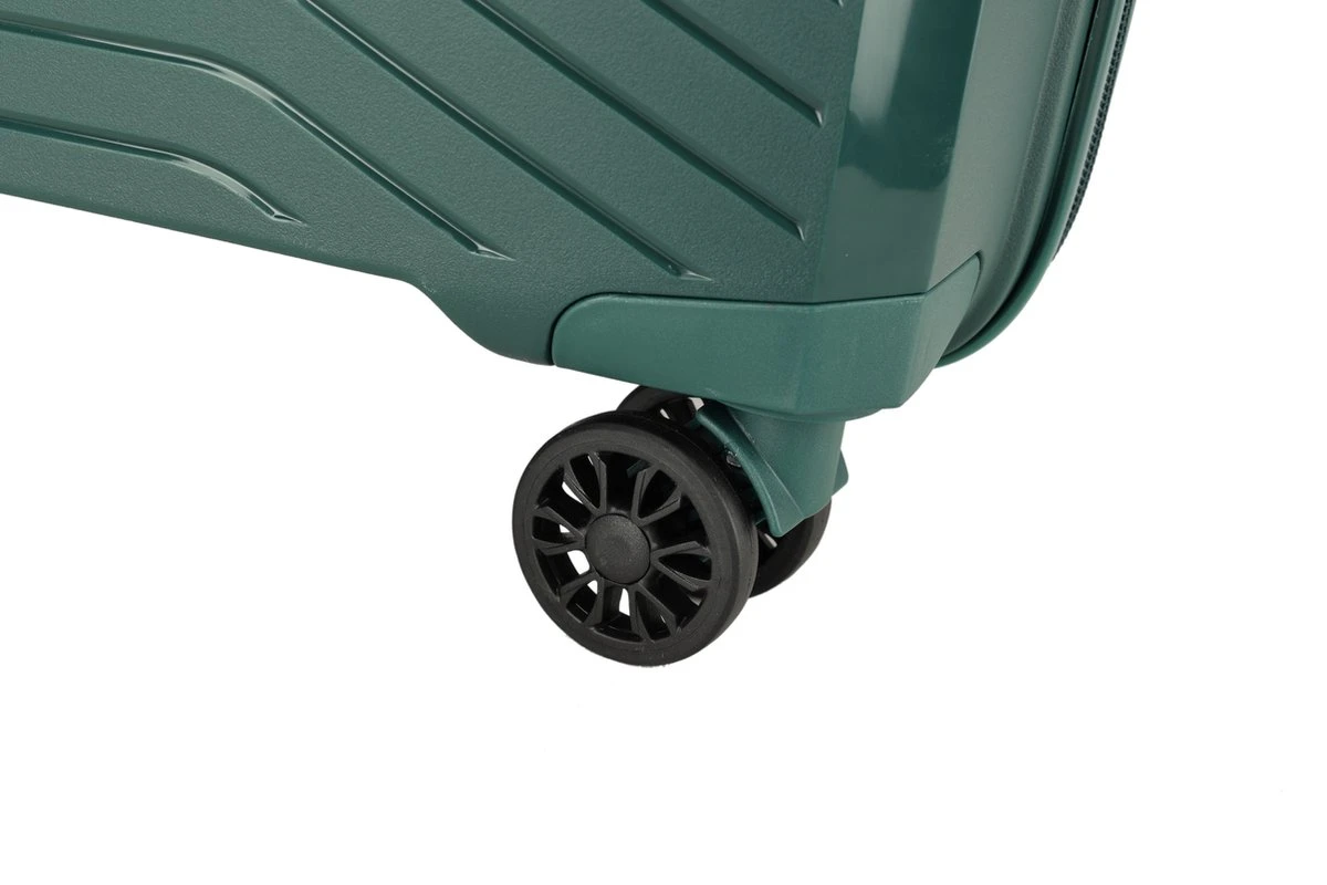 Decent CROSS-ONE PP Trolley 76 Cm - 94 Liter - TSA Slot - Darkgreen 8 Decent CROSS-ONE PP Trolley 76 Cm - 94 Liter - TSA Slot - Darkgreen - Afbeelding 6