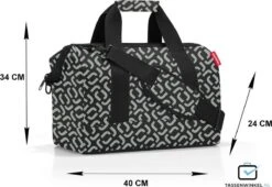 Reisenthel Allrounder M Reistas Sporttas - 18L - Signature Black Zwart 11 Reisenthel Allrounder M Reistas Sporttas - 18L - Signature Black Zwart -Bagage Kortingen Winkel 1200x825 1