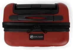 Norländer Cabin Size Trolley Squared Rood -Bagage Kortingen Winkel 1200x826