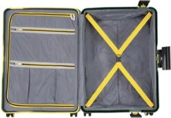CarryOn Steward TSA Reiskoffer - 65cm Trolley Met Kliksloten - Dubbele Wielen - Groen 21 CarryOn Steward TSA Reiskoffer - 65cm Trolley Met Kliksloten - Dubbele Wielen - Groen -Bagage Kortingen Winkel 1200x827