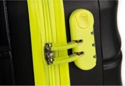 Decent Lumi Fix Handbagage Koffer - 55 Cm - Black/Lemon -Bagage Kortingen Winkel 1200x828